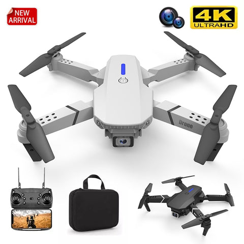 New 2023 E88Pro RC Drone 4K Professinal With 1080P Wide Angle HD Camera Foldable RC Helicopter WIFI FPV Height Hold Gift Toy