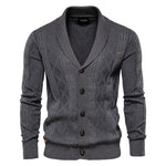 AIOPESON Spliced Cardigan Men Streetwear Casual High Quality Cotton Sweater Men Winter Fashion Brand Cardigans for Men