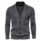 AIOPESON Spliced Cardigan Men Streetwear Casual High Quality Cotton Sweater Men Winter Fashion Brand Cardigans for Men