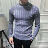 Korean Fashion Autumn Men Casual Vintage Style Sweater Wool Turtleneck Oversize 2021 Winter Men Warm Cotton Pullovers Sweaters