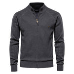 AIOPESON Spliced Cardigan Men Streetwear Casual High Quality Cotton Sweater Men Winter Fashion Brand Cardigans for Men