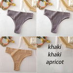 FINETOO Women&#39;s Panties Seamless High Waisted Underwear Women Comfortable Panties Women Sexy Underpants For Women 3PCS/Set