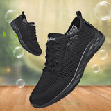 Men&#39;s Casual Shoes Mesh Breathable Sneakers Outdoor Running Walking Shoes Non-slip Lace Up Men&#39;s Vulcanize Shoes Free Shipping
