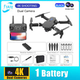 New E88 PRO Drone Professional 4K Wide Angle HD Camera Height Fixed Remote Control Foldable Quadrotor Helicopter Children&#39;s Toys
