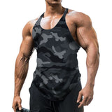 Camouflage Summer Fitness Tank Top Men Bodybuilding New Gyms Clothing Fitness Men Shirt Slim Fit Vests Mesh Singlets Muscle Tops