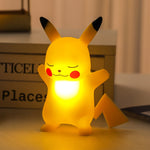 Pokemon Led Night Light Lamp Pikachu Cute Anime Soft Light Kids Bedroom Bedside Room Decoration Toys Gift