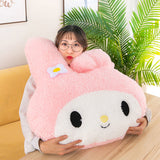 Oversized Kuromi Melody Sanrio Plush Toys Super Soft Plush Pillow Cushion Kwaii Plush Toys Children&#39;s Birthday Gifts