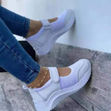 Mesh Breathable Sneakers Shoes for Women 2022 Fashion Wedge Platform Women&#39;s Shoes Outdoor Walking Casual Sport Shoes