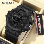 SANDA Brand G- Style Military Watch Men Digital Shock Sports Watches For Man Waterproof Electronic Wristwatch Mens 2023 Relogios
