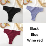 FINETOO Women&#39;s Panties Seamless High Waisted Underwear Women Comfortable Panties Women Sexy Underpants For Women 3PCS/Set