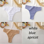 FINETOO Women&#39;s Panties Seamless High Waisted Underwear Women Comfortable Panties Women Sexy Underpants For Women 3PCS/Set