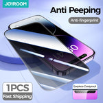 Joyroom Private Screen For iPhone 14 13 12 Pro Max Anti-Spy Tempered Glass For iPhone 14 Pro Max 12 13 Pro Protector Glass