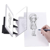 Kids LED Projection Drawing Copy Board Projector Painting Tracing Board Sketch Specular Reflection Dimming Bracket Holder Child