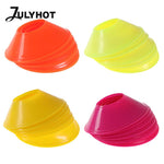 10pcs Soccer Training Sign Dish Pressure Resistant Cones Marker Discs Marker Bucket Football Training Sports Saucer