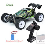 Wltoys RC Cars 2.4G 390 Moter High Speed Racing With LED 4WD Drift Remote Control Off-Road 4x4 Truck Toys For Adults And Kids
