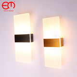 LED Wall Light 220V 110V Bedroom Bedside Light Living Room Balcony Aisle Wall Lamp Corridor Wall Sconce Lamp