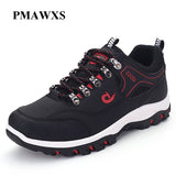 New Spring Men Shoes PU Leather Boots for Men Lightweight Comfort Climbing Hunting Shoe Summer Outdoor Sneakers Hiking Boots Man