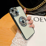 Luxury Bling Diamond Phone Case for iPhone 11 Pro Max 14 Pro Transparent Silicon Soft Gir&#39;s Cover Cases for iPhone 12 13 Pro Max