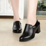 AIYUQI 2023 Autumn Genuine Leather Women Office Shoes High-heeled Sexy Women Dress Shoes Big Size 41 42 43 Women Party Shoes