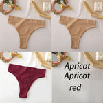 FINETOO Women&#39;s Panties Seamless High Waisted Underwear Women Comfortable Panties Women Sexy Underpants For Women 3PCS/Set