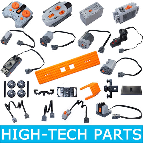 Power Functions Technical Motor Parts Building Blocks PF Model Sets Compatible Tarin Accessories  MOC High-tech Bricks