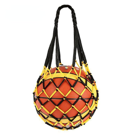 1PC Basketball Net Bag Nylon Bold Storage Bag Single Ball Carry Portable Equipment Outdoor Sports Soccer Football Volleyball Bag