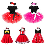 Dress Girls Fancy Halloween Cosplay Princess Tutu Dresses Red Christmas Disguise Costume Fantasy Vestidos