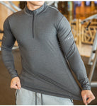 Men Compression Running T Shirt Fitness Tight Long Sleeve Sport Shirt Training Jogging Gym Quick Dry Sportswear