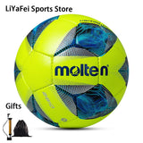 Molten Size 3 4 5 Footballs Youth Adults Training Game Soccer Balls Hand Sewing Outdoor Indoor Women Man Futsal Football