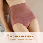 Flarixa Seamless Women&#39;s Panties High Waist Flat Belly Panties Body Shaping Underwear Comfort Postpartum Abdominal Pants Briefs
