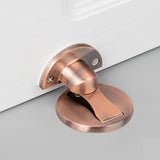 KAK 304 Stainless Steel Magnet Door Stops Magnetic Door Stopper Non-punch Door Holder Hidden Doorstop Furniture Door Hardware