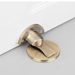 KAK 304 Stainless Steel Magnet Door Stops Magnetic Door Stopper Non-punch Door Holder Hidden Doorstop Furniture Door Hardware