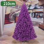 210cm Christmas tree purple gold artificial Christmas tree merry Christmas decorations for home Christmas ornaments