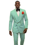 Custom Made Groomsmen White Pattern Groom Tuxedos Shawl Lapel Men Suits 2 Pieces Wedding Best Man ( Jacket+Pants+Tie ) C922