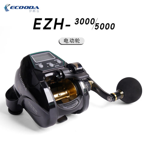 Ecooda New modle EZH3000 EZH5000 electric reel fishing reel boat fishing reel saltwater ocean fishing reel 11BB