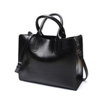 Women Leather Bags Women&#39;s Vintage Handbag Casual Female Bag High Quality Trunk Tote Ladies Shoulder Bag Large Messenger bag