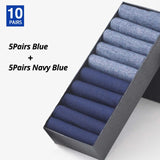 HSS Brand 10Pairs Men Summer Socks High Quality Business Casual Thin Socks Breathable Bamboo Male Cool Socks Ultra-thin Meias