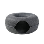 Pet Cats Tunnel Interactive Play Toy Cat bed Dual Use Indoor Toys Kitten Exercising Products Cat Training Toy