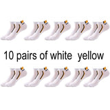 10 Pair High Quality Men Ankle Socks Breathable Cotton Sports Socks Mesh Casual Athletic Summer Thin Cut Short Sokken Size 38-48