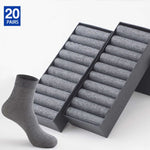 HSS Brand 10Pairs Men Summer Socks High Quality Business Casual Thin Socks Breathable Bamboo Male Cool Socks Ultra-thin Meias