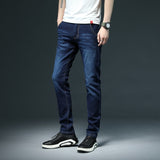 2020 New Men&#39;s Skinny White Jeans Fashion Casual Elastic Cotton Slim Denim Pants Male Brand Clothing Black Gray Khaki