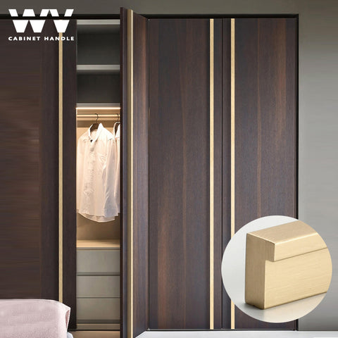 WV American Long Cabinet Door Handles 1200mm Brushed Gold Silver T Bar Aluminum Cupboard Pulls Drawer Knob Furniture Hardware