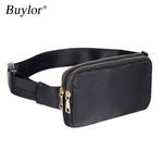 Buylor Women&#39;s Belt Bags Fashion Waist Packs Designer Bum Bag Shoulder Chest Pack Waterproof Crossbody Bag Hip Phone Pouch