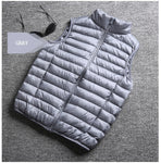Spring Man Duck Down Vest Ultra Light Jackets Men Fashion Sleeveless Outerwear Coat Autumn Winter Coat 90% White Duck Down
