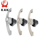 KAK 5 Pieces Camper Car Cabinet Lock Handle Push Lock RV Caravan Boat Lock Drawer Latch Button Lock Furniture Door Lock Hardware