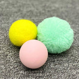 3 PCS Sound Cat Ball Toys Pet Interactive Kitten Toys Catnip Toy SelfPlaying Funny Ball Pet Products Cat Toy for Cats Kitten