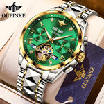 Top Luxury Brand Automatic Watch Men Mechanical Tourbillon Sapphire Tungsten Steel Waterproof Wrist Watches Relogio Masculino