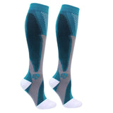 Compression Stockings Blood Circulation Promotion Slimming Compression Socks Anti-Fatigue Comfortable Solid Color Socks