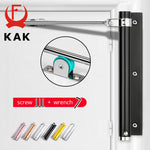 KAK Adjustable Door Closer Aluminum Alloy Automatic Door Spring Closer Soft Close Fire-proof Door Heavy Duty Door Hardware