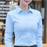 Women Cotton Shirts Women White Shirt  Long Sleeve  Blouse Female Tops OL Basic Shirt Blouses Plus Size Elegant Woman Clothing